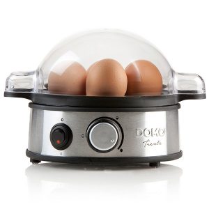 Cuiseur à œufs électronique Pour 1 à 8 œufs Arrêt automatique avec signal Plaque chauffante en acier inoxydable Cuiseur à œufs électrique Cuiseur à œufs 800 W 